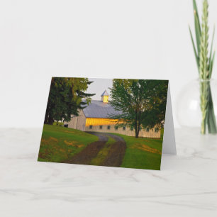 USA, Washington, The Palouse Holiday Card