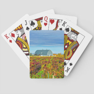 USA, Washington, Walla Walla. Garrison Creek Playing Cards