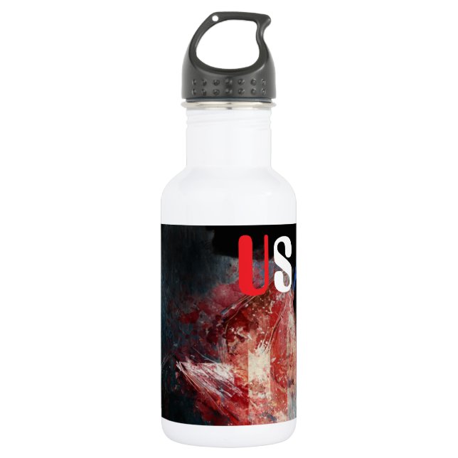 USA Water Bottle (Front)