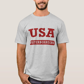 USA Waterboarding Front T-Shirt