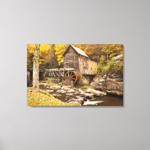 USA, West Virginia, Clifftop. Babcock State 2 Canvas Print