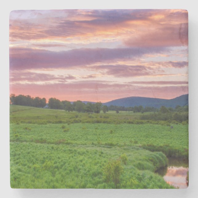 USA, West Virginia, Davis. Landscape Stone Coaster (Front)