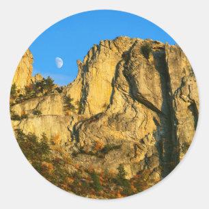 USA, West Virginia, Spruce Knob-Seneca Rocks 2 Classic Round Sticker