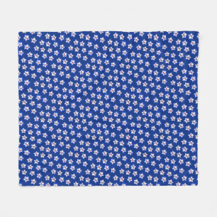 USA Westie Stars KiniArt Fleece Blanket