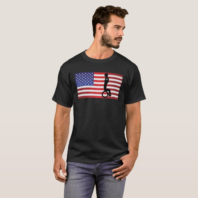 USA Wheelchair Basketball Tee (Front Full)