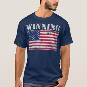 USA Winning American Flag 4th of July Independence T-Shirt
