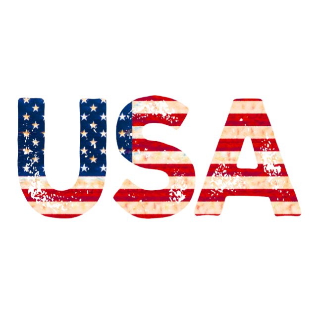 USA with US Flag T-Shirt (Creator Uploaded)