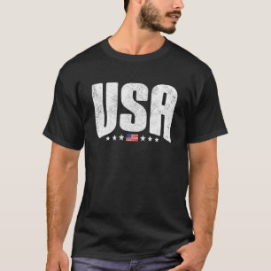 Usa Women Men Kids Graphic Patriotic 4th Of July 4 T-Shirt