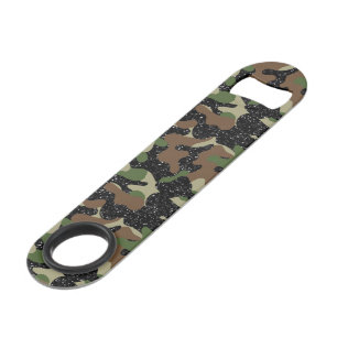 USA Woodland Camo Army Olive Brown sparkle colour