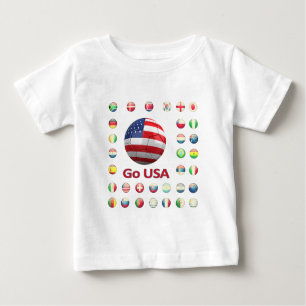 USA World Cup 2010 South Africa Baby T-Shirt