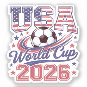 USA World Cup 2026 Patriotic American Soccer Fan D
