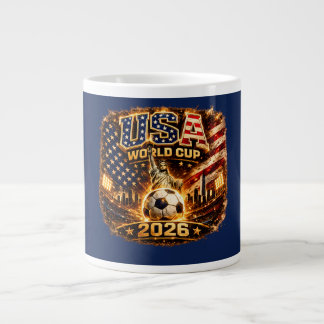 USA World Cup 2026 Vintage Liberty Soccer Art Cup