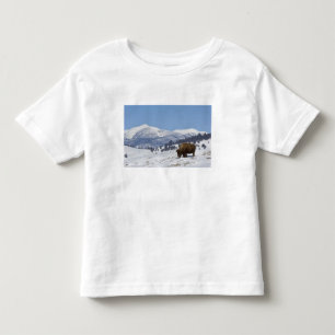 USA, WY, Yellowstone NP, American Bison Bison Toddler T-Shirt