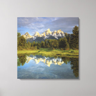 USA, Wyoming, Grand Teton National Park. Grand 2 Canvas Print