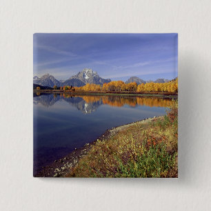 USA, Wyoming, Grand Teton National Park. Mt. 2 15 Cm Square Badge