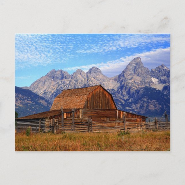 USA, Wyoming, Grand Teton National Park. Postcard (Front)