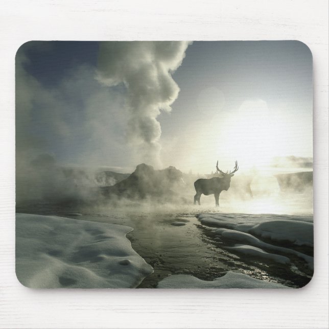 USA, Wyoming, Yellowstone National Park. Sunrise Mouse Pad (Front)