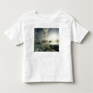 USA, Wyoming, Yellowstone National Park. Sunrise Toddler T-Shirt