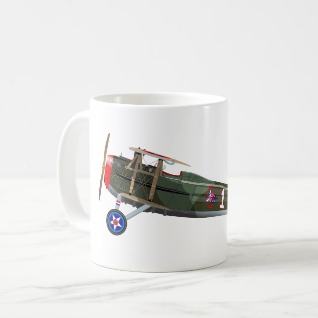 USAAF SPAD XIII Biplane Mug (Front Left)