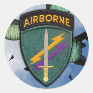 USACAPOC(A) Special Ops Pysop Classic Round Sticker