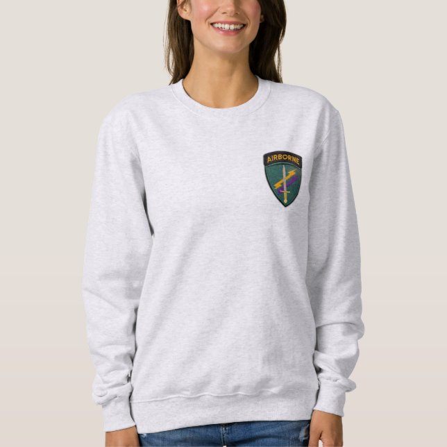 USACAPOC  Special Ops civil affairs Vets patch Sweatshirt (Front)