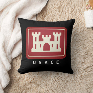 USACE Logo & Custom Text Cushion