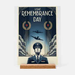 USAF Art Deco Acrylic Sign