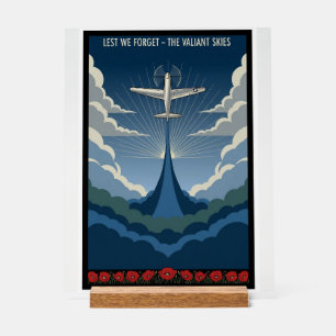 USAF Art Deco Acrylic Sign
