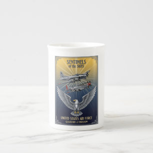 USAF Art Deco Bone China Mug