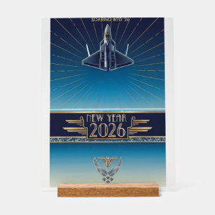 USAF Art Deco New Year Edition Acrylic Sign