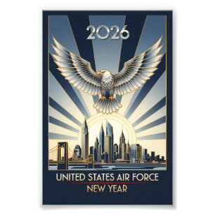 USAF Art Deco New Year Edition Photo Print