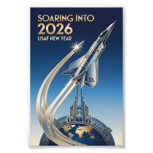 USAF Art Deco New Year Edition Photo Print