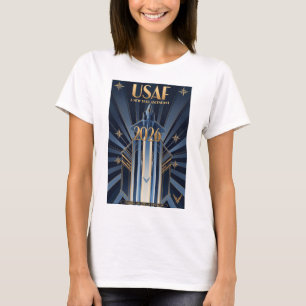 USAF Art Deco New Year T-Shirt