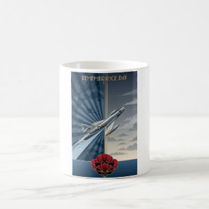 USAF Art Deco Remembrance Day Edition Coffee Mug