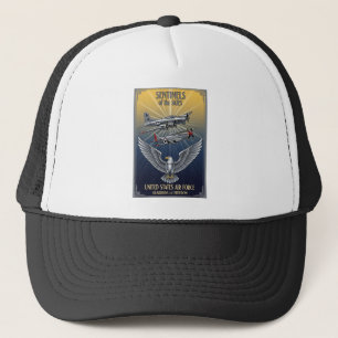 USAF Art Deco Trucker Hat