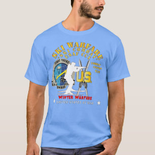 USAF Combat Contol Team Ski Warfare Ski Combat Win T-Shirt