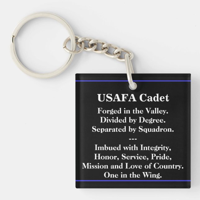 USAFA Cadet Journey Key Chain (Front)