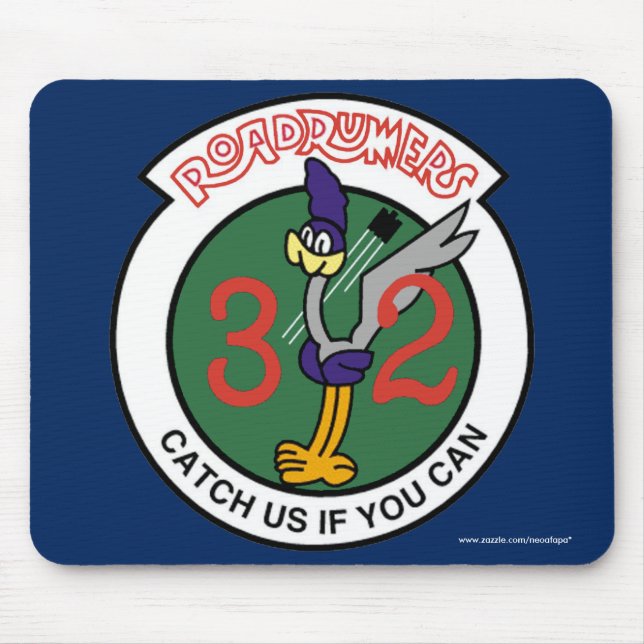 USAFA Cadet Squadon 32 "Roadrunners" Mouse Pad (Front)