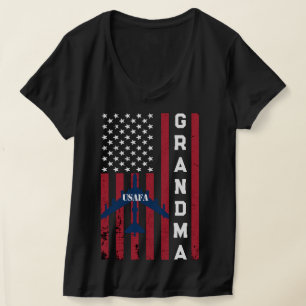 Usafa Merch Proud Air Force Mum Wife Mama Grandma T-Shirt