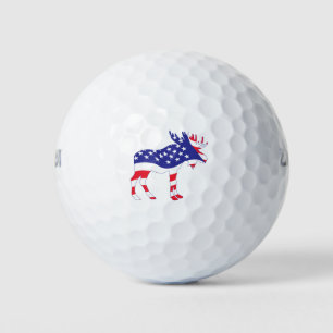 USAFlag--MOOSE Golf Balls