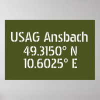 USAG Ansbach Latitude Longitude