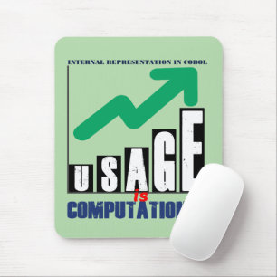 Usage is Computational in Cobol Programming Mouse Pad