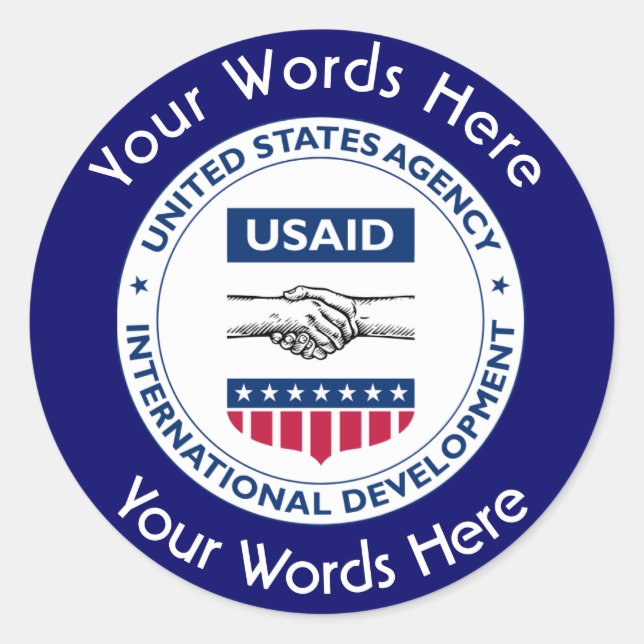 USAID Custom Sticker (Front)