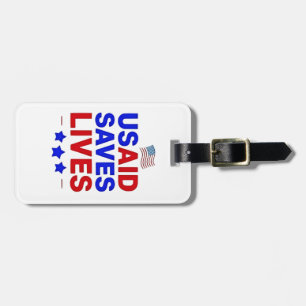 USAID Saves Lives US Agency International Developm Luggage Tag