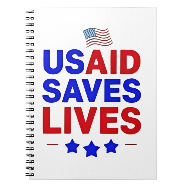 USAID Saves Lives US Agency International Developm Notebook (Front)