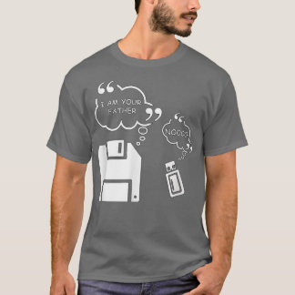 USB Floppy Disc I Am Your Father   Computer Tech U T-Shirt