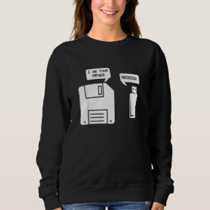 Usb Floppy Disc I Am Your Father Geek Sweatshirt
