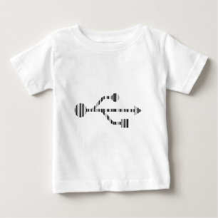 USB LOGO BAR CODE Computer Barcode Pattern Design Baby T-Shirt