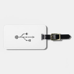 USB LOGO BAR CODE Computer Barcode Pattern Design Luggage Tag