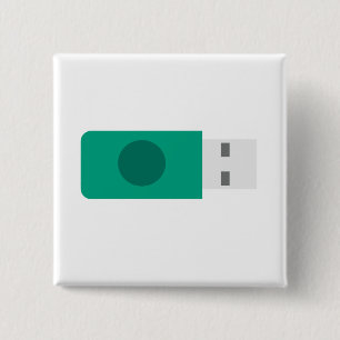 USB Stick 15 Cm Square Badge